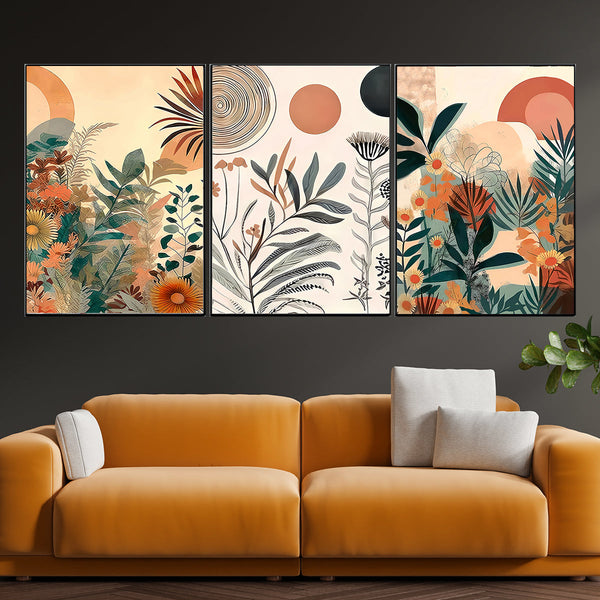 Solar Garden Symphony Canvas Painting For Home