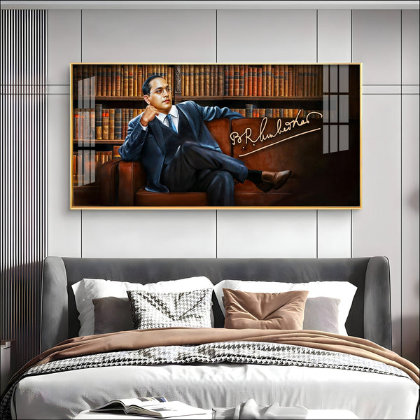 Bhimrao Ramji Ambedkar Premium Acrylic Horizontal Wall Art