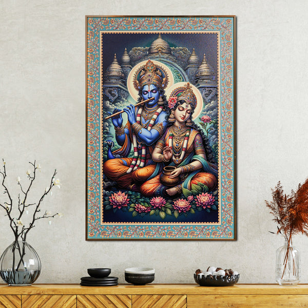Love Beyond Time The Radha Krishna Painting for Home