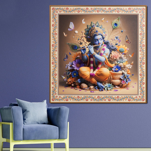 Shri Banke Bihari The Lord Krishna Painting For Home