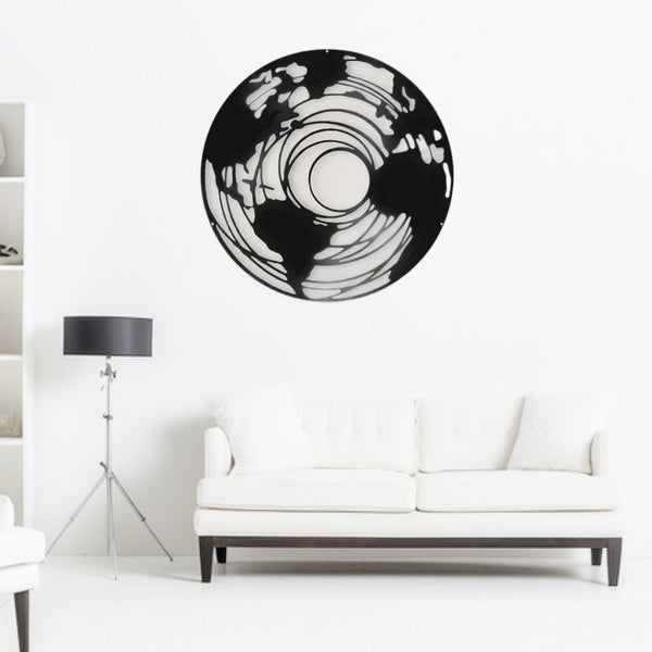 Terrestrial Modern Design Metal Artwork Wall Decor