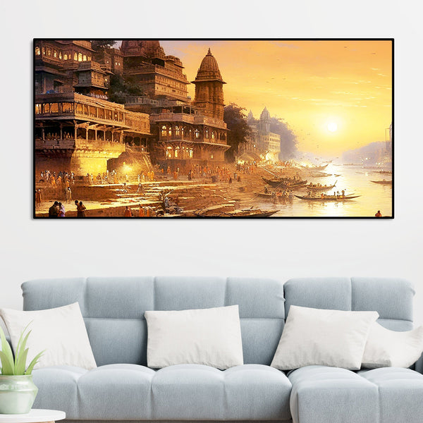 Varanasi wall painting
