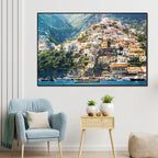 Geometric Shapes 3 Panel Framed Canvas Wall Paintings