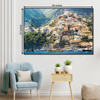 Geometric Shapes 3 Panel Framed Canvas Wall Paintings