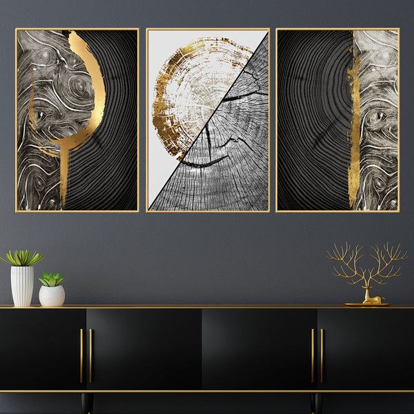 Beaufort Royale Framed Canvas Wall Paintings - Set of 3