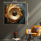 Oceanic Vortex Canvas Wall Art