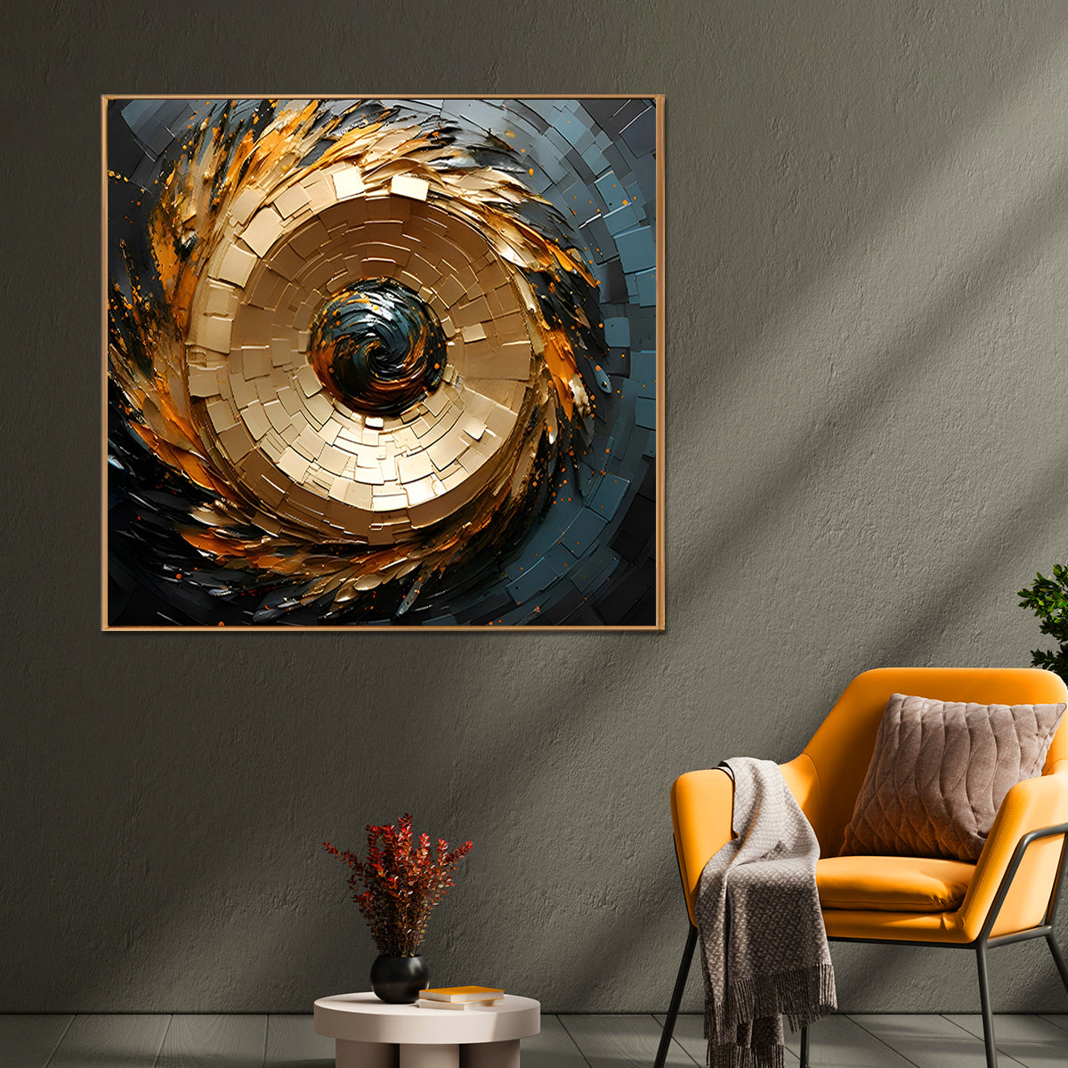 Oceanic Vortex Canvas Wall Art