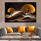 Sands of Golden Trees Canvas Painting for Living Room