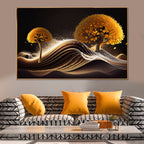 Sands of Golden Trees Canvas Painting for Living Room