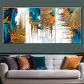 Aurora Spectrum Symphony Canvas Wall Art - Set Of 3