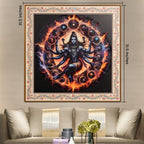 The Cosmic Dance of Lord Shiva Painting for Home