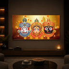 Jai Jagannath Modern Luxury Backlight Horizontal Wall Art
