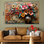Bouquet in Vase Canvas Print