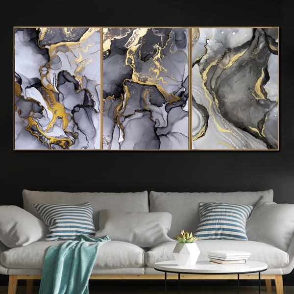 Abstract Reverie Canvas Art Paintings - Set of 3