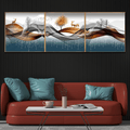 Enigmatic Euphoria Canvas Art Paintings - Set Of 3