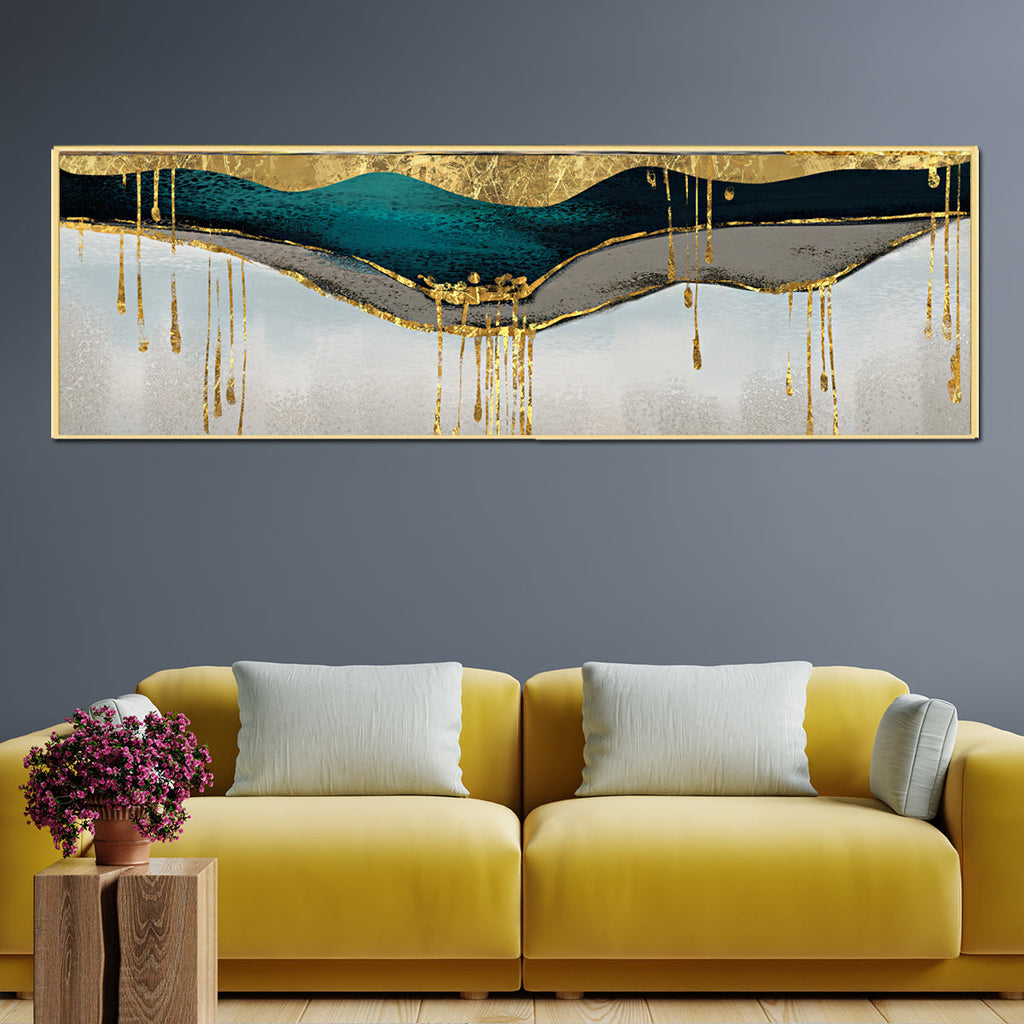 Splash of Color Framed Canvas Wall Decor Paintings