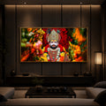 Khatu Shyam Ji Modern Luxury Backlight Horizontal Wall Art