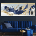 Opulent Feathered Symphony Canvas Painting for Home Wall