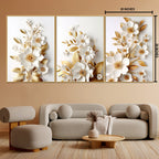 Auric Petal Dance Canvas Paintings