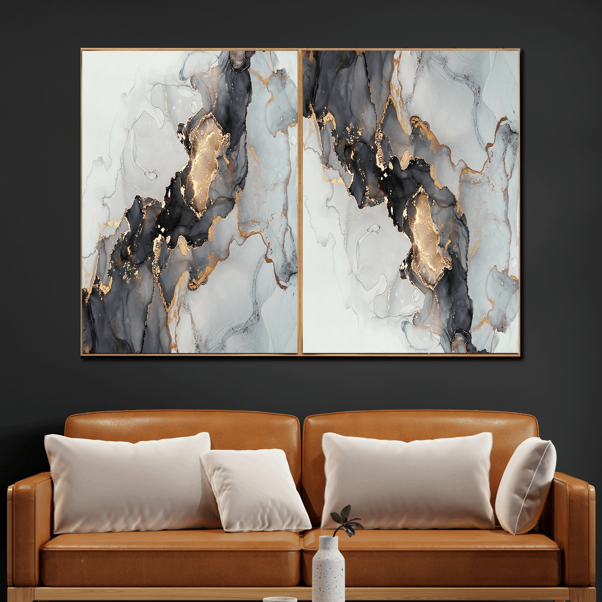 Cosmic Drift Canvas Painting for home décor