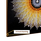 The Solar Prism Framed Canvas Print
