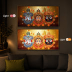 Jai Jagannath Modern Luxury Backlight Horizontal Wall Art