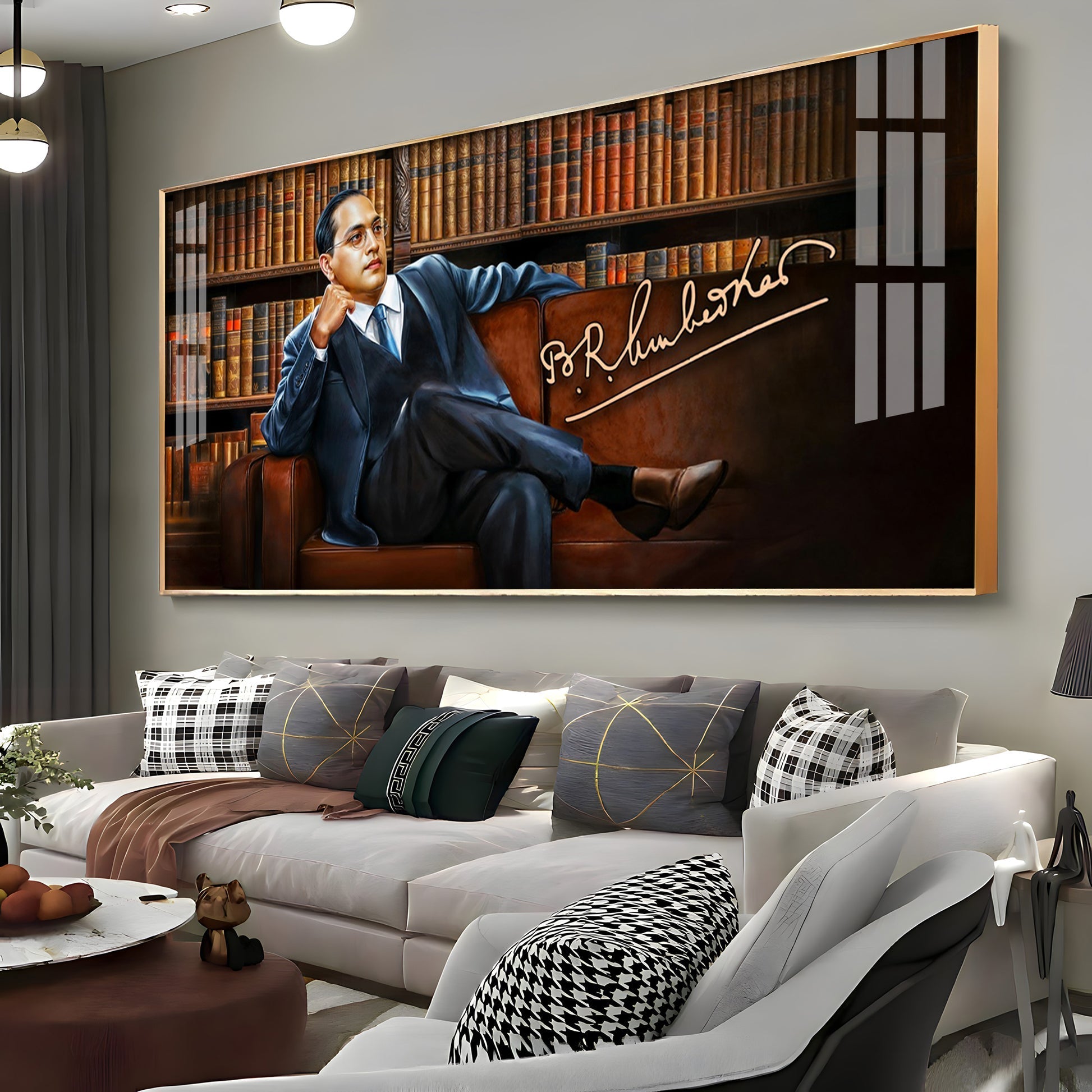 Bhimrao Ramji Ambedkar Premium Acrylic Horizontal Wall Art