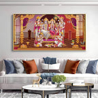 Premium Lord Ram Sita and Lakshman Acrylic Wall Decor with Hanuman
