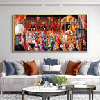 Coronation Of Shivaji Maharaj Premium Acrylic Horizontal Wall Art