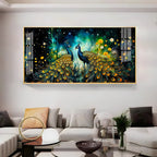 Royal Peacock Pair Nature Elegance Premium Acrylic wall painting