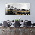 Luxury Black Gold Landscape Abstract Nature Art acrylic wall painting