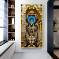 Premium Lord Balaji Acrylic Wall Decor with Intricate Gold Carvings