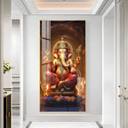 Peaceful Presence Lord Ganesha Acrylic Wall Painting