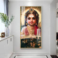 Premium Hindu god Murugan artwork acrylic wall painting for pooja room and living space