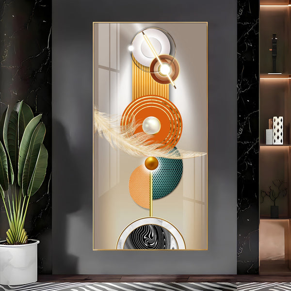 Premium Minimal Abstract Pattern Acrylic Wall Painting for Stylish Wall Decor