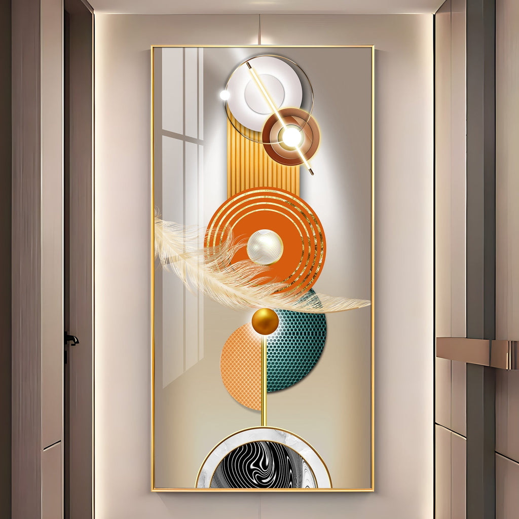 Premium Minimal Abstract Pattern Acrylic Wall Painting for Stylish Wall Decor