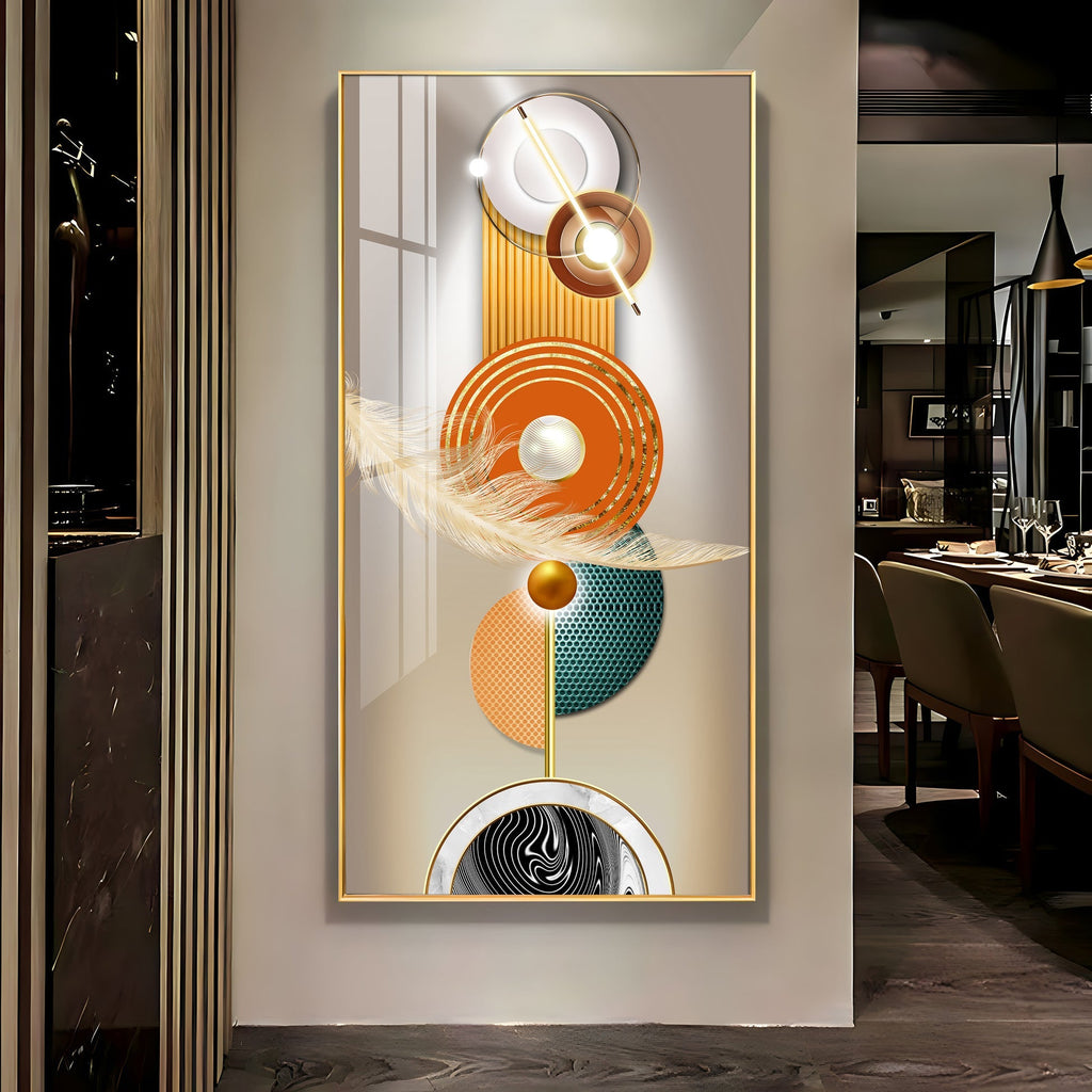 Premium Minimal Abstract Pattern Acrylic Wall Painting for Stylish Wall Decor