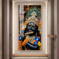 Beautiful Krishna Peacock Crown Acrylic Wall Painting for Elegant Interiors