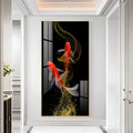 Stylish Fish Theme Acrylic Wall Painting for Office and Bedroom Walls