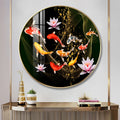 Premium Lotus &  Fish Spiritual Decor Artwork acrylic wall painting