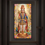 Murugan Ji Modern Luxury Backlight Vertical Wall Art