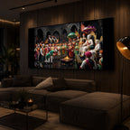 Chhatrapati Shivaji Maharaj Raj Darbar Modern Luxury Backlight Horizontal Wall Art