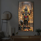 Divine Shivay Modern Luxury Backlight Vertical Wall Art