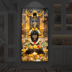 Somnath Jyotirlinga Modern Luxury Backlight Vertical Wall Art