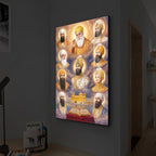 Guru's Essence Modern Luxury Backlight Vertical Wall Art