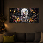 Generic Radha Krishna Romantic Modern Luxury Backlight Horizontal Wall Art
