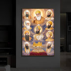 Guru's Essence Modern Luxury Backlight Vertical Wall Art