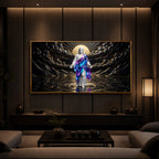 Jesus Christ Modern Luxury Backlight Horizontal Wall Art