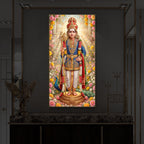 Murugan Ji Modern Luxury Backlight Vertical Wall Art