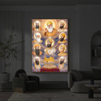 Guru's Essence Modern Luxury Backlight Vertical Wall Art